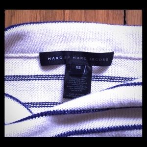 Marc by Marc Jacobs boat neck striped sweater